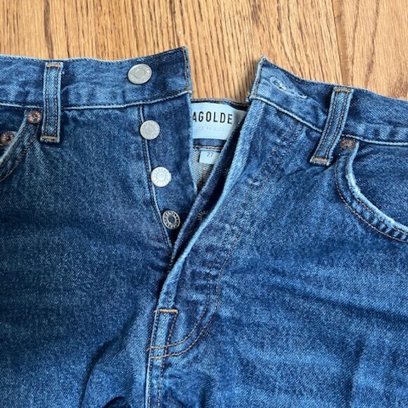 Agolde Parker Long Shorts 27 - Picture 4 of 4